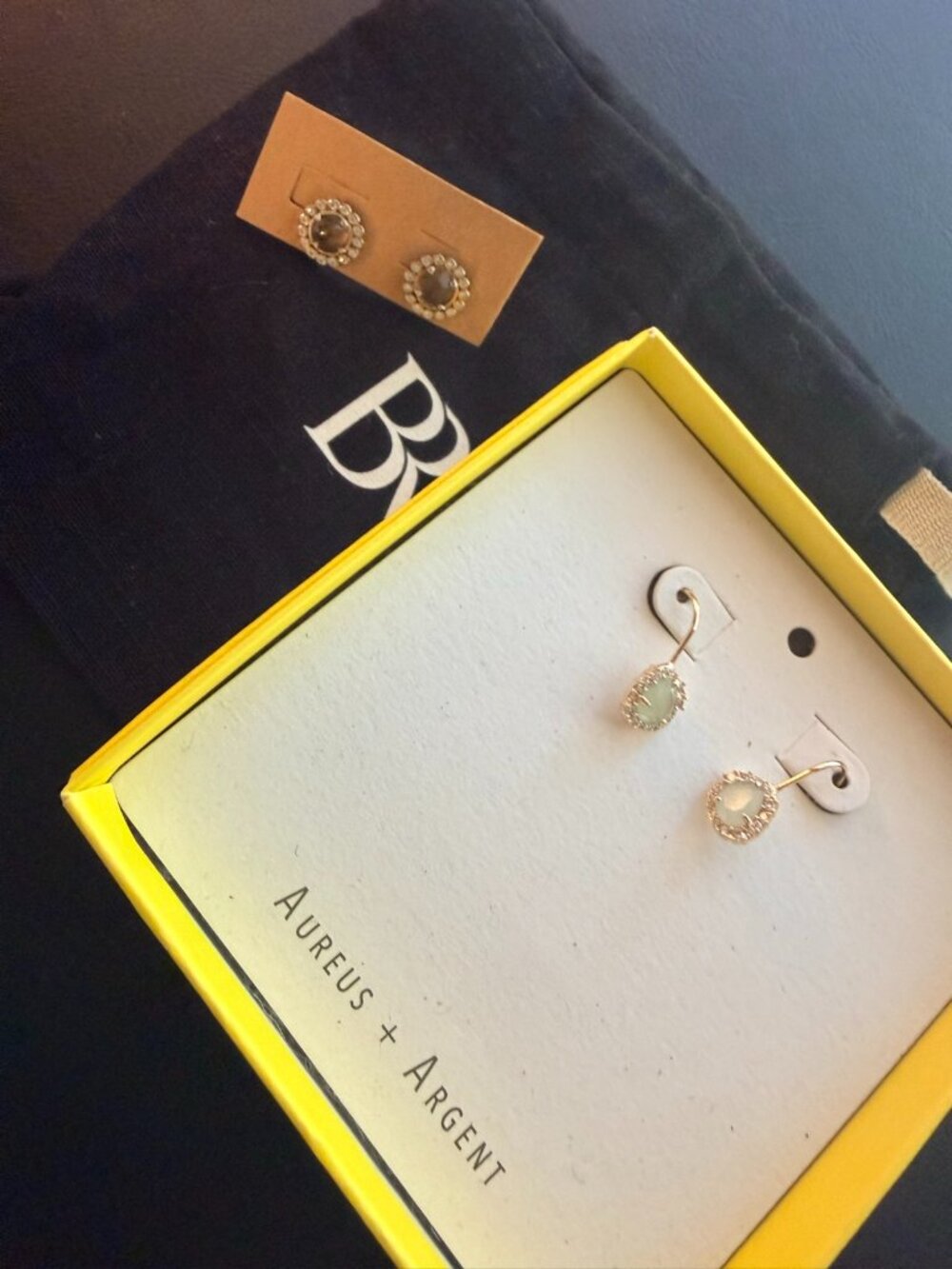 Banana Republic Earring Bundle 2 Pairs Halo Studs + Drops